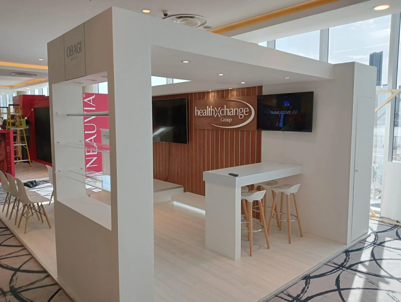Health Exchange Trade Show Stand by Avondale Exhibitions